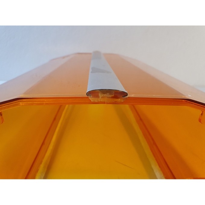 Capac lentila rampa luminoasa cu sina